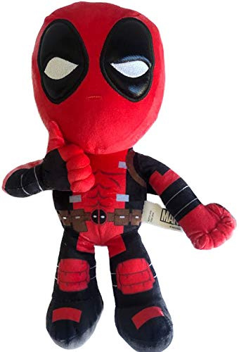 Marvel - Peluche DeadPool Posture Mano Ok 32 cm qualità Super Soft
