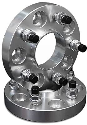 M MODAUTO Separador Ruedas del Vehículo, Espaciador de Ruedas, con Pernos Específicos, Anclaje 5x100, Grosor 20mm, Buje 54.1, con Doble Tornilleria, con Centrador, Modelo F361BC