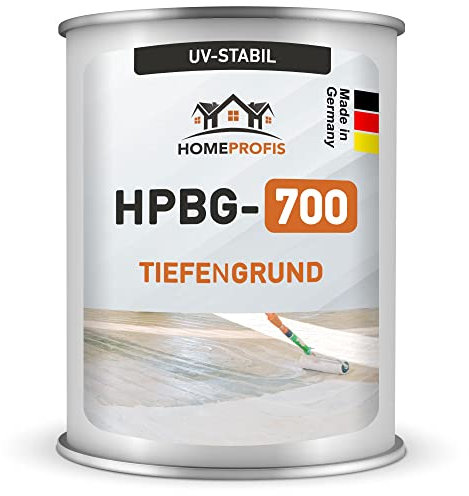 HPBG-700 1K Grundierung (UV-beständig) für Beschichtung (5kg | bis 25m²) – Diffusionsgeschlossener Primer Tiefengrund und Haftvermittler für Bodenfarbe und Dachziegelfarbe