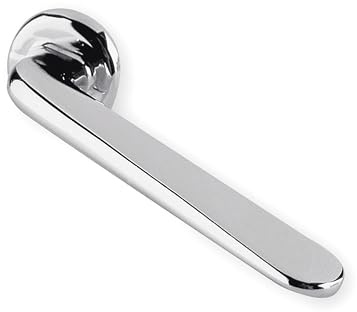 Balterley Cistern Lever, Toilet Flush Handle, Metal Toilet Handle Replacement, Universal Cistern Lever for Bathroom Toilets, Flush Handles for Cisterns - 17 x 140 x 106mm (Chrome)