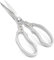 ONEBOOM Kitchen Scissors,Küchenschere aus Edelstahl,Schwere Scharfe Haushaltsschere mit Gezackten Kanten,Multifunktions Kochschere Spülmaschinenfest,Allzweckschere für Fisch/Geflügel/Huhn/Nüsse
