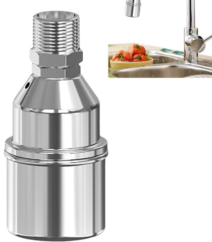 Válvula de flotador para tanque de agua, control de línea de agua, válvula de flotador de acero inoxidable, controlador automático de línea de agua, pequeña herramienta manual flotante detector de