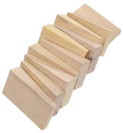 BAZEITFLOW 10 Cuñas De Triangular Para Accesorio De Martillo Cuñas De Madera Para Reparación De Herramientas Agrícolas