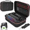 Gorixer Switch 2 All In One Tasche Kompatibel mit Nintendo Switch 1 or 2(2025), Deluxe Harte Tasche, Schützende Tragetasche Speichert 18 Spiele für Original&Lite&OLED&Konsole&Pro Controller