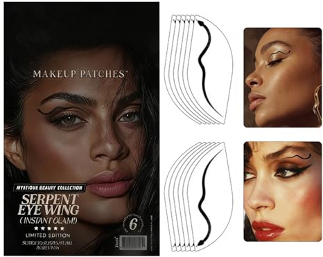 Adesivi Trucco Per Gli Occhi - 6 Coppie Lunga Durata Impermeabile Forniture Per Festa - Adesivi Viso Donne | Per Natale Vacanze Festival Festa Scena Performance Viaggio Autunno Fuoco