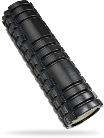 BODY ROLLER PRO Rouleau de Massage 45cm - Foam Roller Mousse EVA Haute Densité - Récupération Musculaire, Yoga, Pilates, Fitness - Auto-Massage Dos, Jambes, Mollets