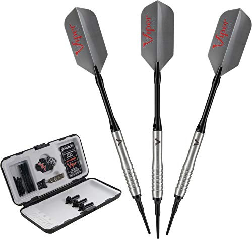Viper V Factor 90/10 Tungsten Soft Tip Darts, Partial Shark Fin, 20-Grams