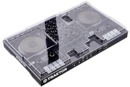 Decksaver Cover for Native Instruments Kontrol S4 MK3 - Super-Durable Polycarbonate Protective lid in Smoked Clear Colour, Made in The UK - The DJs' Choice for Unbeatable Protection