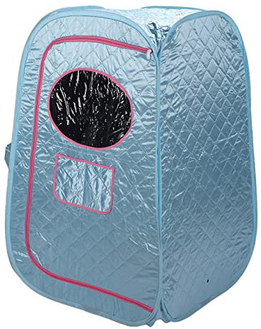 Entatial Steam Sauna Box, Foldable Sauna Tent Waterproof Wide Application Portable with Storage Bag for Household for Steaming Rooms