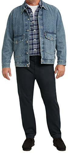 Levi's Herren XX Standard Tapered Chino Big & Tall Hose, Mineral Black S Twll, 46W / 32L
