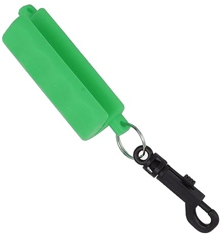 Tbest Silicon Arrow Puller with Keychain, Archery Arrow Puller Gripper Non Slip Silicone and Plastic Clip Archery Arrow Puller for Recurve Bow Compound Bow (Green)