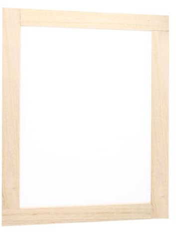 QUARKZMAN 1 Stück Siebdruckrahmen, 9,8x7,5 Zoll Holz mit 160 weißen Maschen für DIY-Siebdruckprojekte