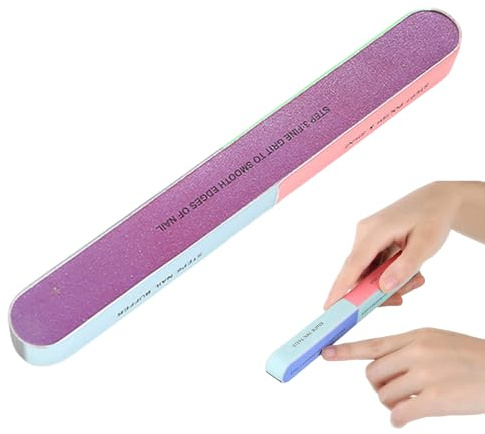 Nail Buffer, Buffer Nagelfil | 6-sidig nagelfil Nagelpoleringsblock,Nagelverktyg Finger Nagelfilar Nagelbuffertar för formning Buffning Polering av nagel