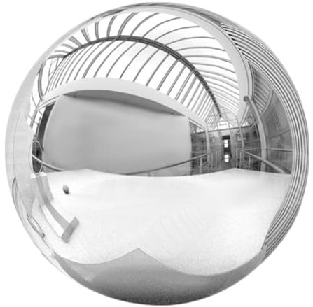 TINEASUR Gartenkugel Aus Poliertem Glänzendem Reflektierender Kugel Gartendekoration Spiegelkugel Für Garten Kugel Dekoration