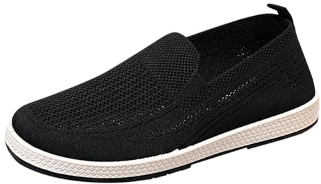 Sneakers herr lätta, ventilerande skor herr sommar loafers skor platta promenadskor ventilerande tygskor nät enstaka skor mjuk sula hälsoskor