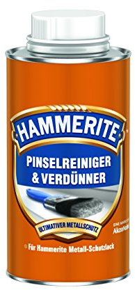 Hammerite Pinselreiniger und Verdünner, Spezialverdünner und Reinigungsmittel für lösemittelhaltige Lacke, 250 ml