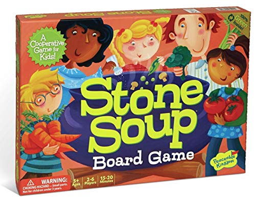 Peaceable Kingdom Stone Soup Cooperative Memory Board Game for Kids