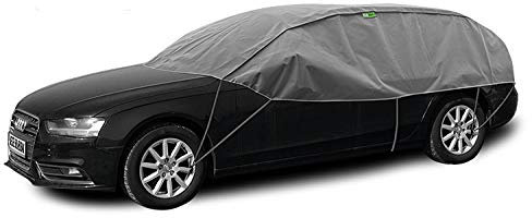 Abdeckplane Halbgarage Sonneschutz, Schneeschutz, UV Schutz, Winter & Sommer Größe L-XL kompatibel mit BMW 3er F31