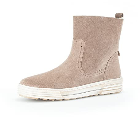 Gabor Damen Klassische Stiefeletten, Frauen Boots,Wechselfußbett,Best Fitting,Lammfell,Warmfutter,uebergangsschuhe,Desert,39 EU / 6 UK