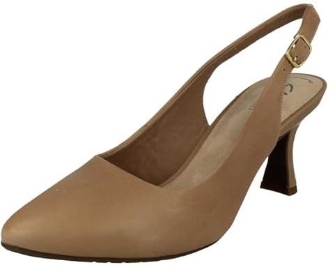 Clarks Kataleyna StepPump para Mujer, Crema, 39 EU