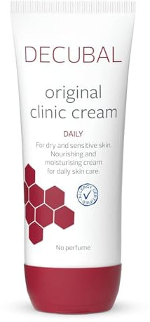 Decubal Original Clinic Creme | Intensive Feuchtigkeitscreme für trockene, sehr trockene und empfindliche Haut | Bis zu 72 Stunden Feuchtigkeitspflege | 100g