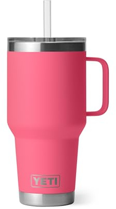 Yeti Rambler 35 Oz Straw Mug Tropical Pink