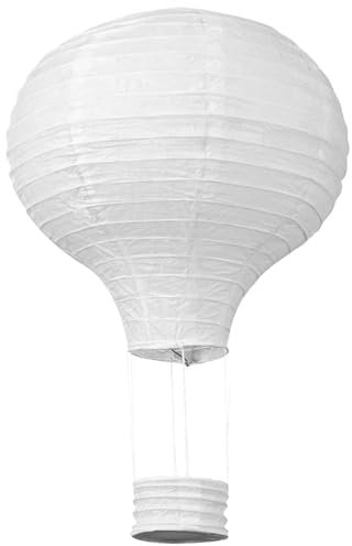 Lanterna di carta rotonda, 30 cm, colore bianco, per matrimoni, feste, compleanni, feste