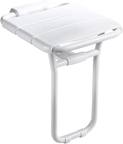 Silla de ducha plegable montada en la pared, taburete de baño resistente para bañera, asiento de baño portátil, taburete de ducha duradero para personas mayores y fregaderos