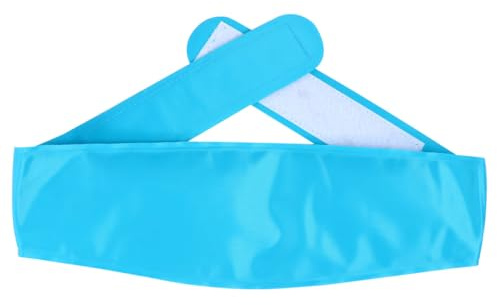 GOOHOCHY Poche de Glace Réutilisable Légère Sangle, Tissu Réfrigérant Bleu Ciel, Poche Froide Isotherme pour Sport, Blessures et Soulagement des Maux de Tête – 1 Pièce