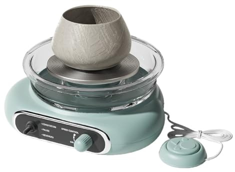 Mini Keramikhjulskit Skivspelare Elektrisk Lerhjul Med Fotpedal, Justerbar Hastighetstillverkningsmaskin HöG Stabilitet Flexibel Hastighet