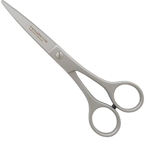 Forbici Professionali da Parrucchiere in Acciaio Inox con Custodia in PVC - Made in Italy (14 cm)
