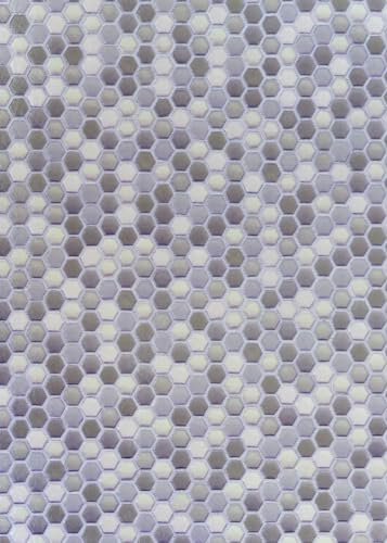 d-c-fix 3D Wall Covering Vinyl Wallpaper Ceramics Waterproof Splash Guard Design Hexagon Grey Stone Look 67.5 x 400 cm