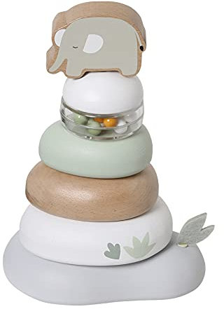 Vertbaudet Baby Holz-Stapelturm,Pandafreunde FSC® Mehrfarbig ONE Size