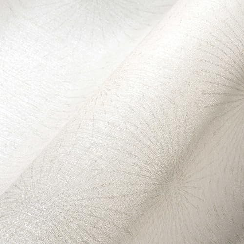Modern mönstertapet kräm beige A.S. Création THE BOS 388184 fibertapet mönster 10,05 m x 0,53 m Made in Germany
