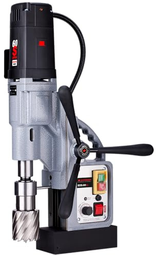 Perceuse Magnétique Euroboor ECO.60S+ EU2, 1600 W, avec Protection Surchauffe et Système Anti-Vibration - Durabilité Accrue et Sécurité Optimale, boîte de vitesse lubrifiée à l'huile