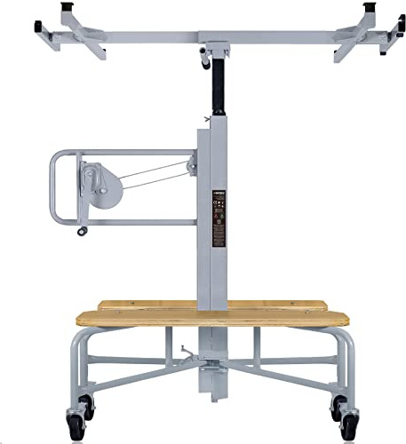Werku WK602160, Elevador Paneles-Placas Horizontal-Vertical, Calidad Profesional, Normativas EN14194 y EN ISO 12100, Carga Max 75 Kg, Altura Max 4 m