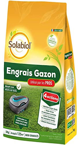 Engrais gazon professionnel, sac de 5 kgs