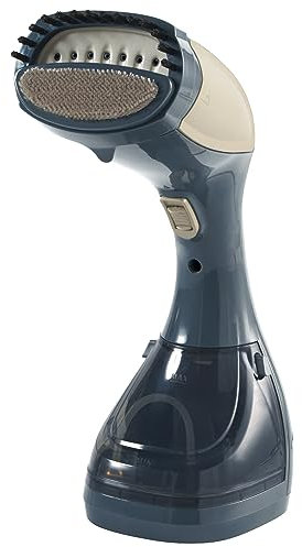 Beldray BEL01552TT Titanium Handheld Garment Steamer – Vertical Clothes Steamer, Smooth Glide Ceramic Soleplate, 2 in 1 Fabric & Lint Brush, 180ml Removable Water Tank, Ready In 30 Seconds, 1100 W