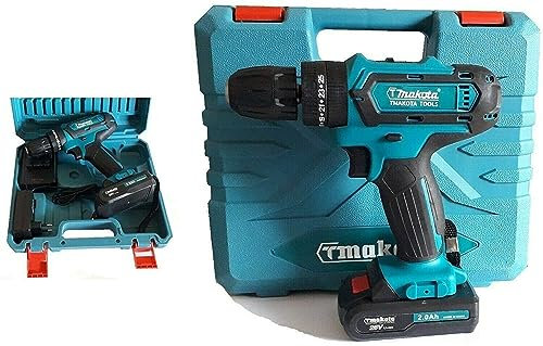 TRAPANO A PERCUSSIONE AVVITATORE CON DOPPIA BATTERIA 26V MAKOTA CON VALIGIA