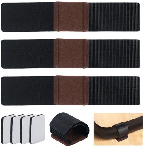 48 Pezzi Feltrini per Sedie Kit, Adesivi Feltrini per Sedie Rettangolari, Feltrini per Mobili Professionali Scivola Con Poter, per Ridurre I Rumori E Prevenire Graffi