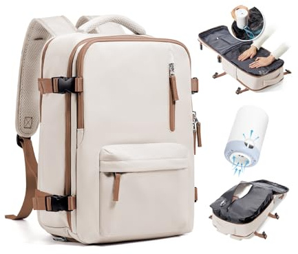 BJLFS Mochila Viaije Cabina Avion 40×30×20 Ryanair Wizzair Mochila al Vacío Equipaje de Mano 40x20x25 Maletas De Viaje Cabina Bolsa de Viaje Mujer para Cabina avion Mochila Portatil