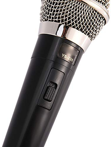 Cocoarm Dynamisk Mikrofon, Trådbunden Mikrofon, Stor Mångsidighet och Pålitlig med Zinklegeringsmaterial, Förbättrad ljud- och Brusreducering för Karaoke, Sångmusik och Shower