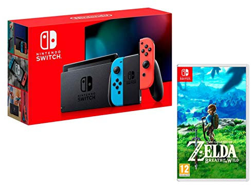 Nintendo Switch console Joy-Con Blu/Rosso 32Gb + The Legend of Zelda: Breath of the Wild