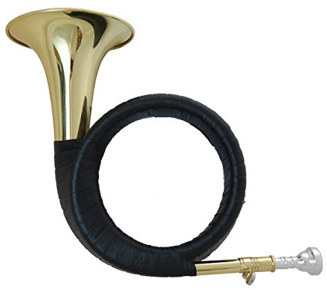 Tuyama® TJG-201 Jagdhorn Fürst-Pless-Horn in B Posthorn (traditionelle Bauweise)