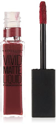 Maybelline New York - Color Sensational, Pintalabios Mate Vivid Matte Liquid, Tono 045 Possesed
