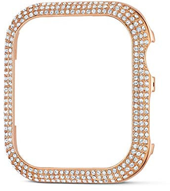 Swarovski, Sparkling Gehäuserahmen passend zur Apple Watch ®, Roségoldfarben, 40 mm, One Size