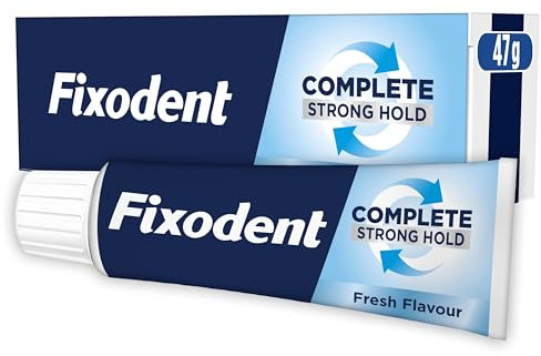 Fixodent Complete Fresh - Crema adesiva per protesi totale e parziale, 47 ml