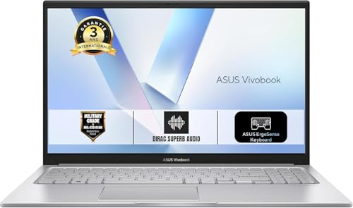 ASUS Vivobook 15 X1504VA 15.6 Pouces FHD PC Portable (processeur Intel Core i5 120U jusqu'à 5.0 GHz, 16 Go DDR5, 512 Go SSD, Intel Graphics, Windows 11 Home) – Clavier AZERTY.