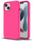 ZUSLAB Funda de Silicona Compatible con Apple iPhone 13 (2021), Carcasa Case de Protección Completa de Goma de Gel Antirrayas a Prueba de Golpes Rosa Caliente