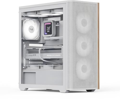 AEROCOOL Geh Midi D501A-G-WT-V2 (W/Wood/ATX)